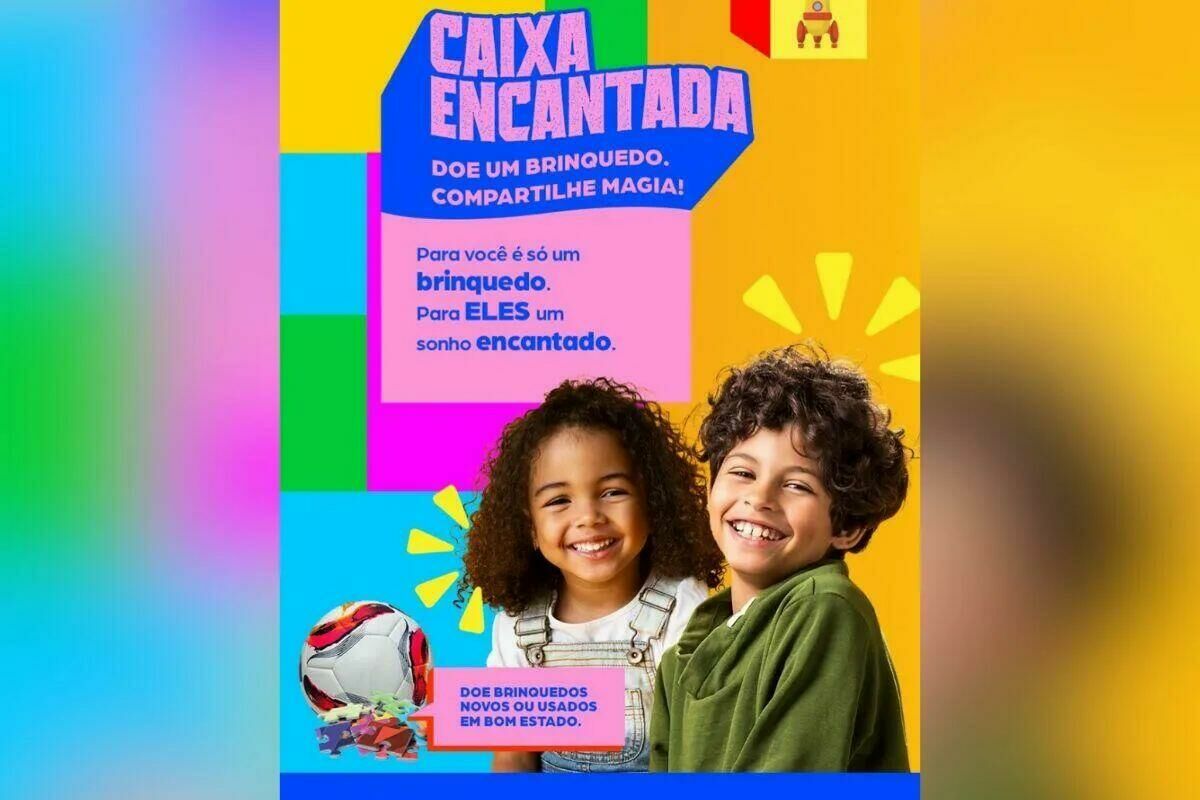 Imagem de compartilhamento para o artigo PM entra na reta final da campanha Caixa Encantada para arrecadação de brinquedos da MS Todo dia